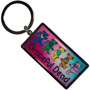 Grateful Dead - Dancing Bears Keychain in the group MERCHANDISE / Merch / Nyheter / Pop-Rock at Bengans Skivbutik AB (5589233)