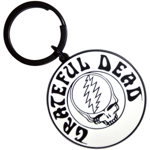 Grateful Dead - Steal Your Face Mono Black Keychain in the group MERCHANDISE / Merch / Nyheter / Pop-Rock at Bengans Skivbutik AB (5589235)