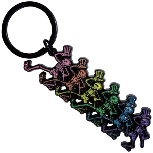 Grateful Dead - Dancing Skeletons Keychain in the group MERCHANDISE / Merch / Nyheter / Pop-Rock at Bengans Skivbutik AB (5589243)