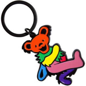 Grateful Dead - Pink Body Dancing Bear Keychain in the group MERCHANDISE / Merch / Nyheter / Pop-Rock at Bengans Skivbutik AB (5589248)