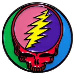 Grateful Dead - Multicoloured Steal Your Face Pin Badge in the group MERCHANDISE / Merch / Nyheter / Pop-Rock at Bengans Skivbutik AB (5589253)