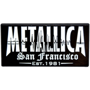 Metallica - Quake Pin Badge in the group MERCHANDISE / Merch / Nyheter / Hårdrock at Bengans Skivbutik AB (5589266)