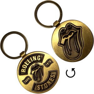 Rolling Stones - Tour Bordered Keychain in the group MERCHANDISE / Merch / Nyheter / Pop-Rock at Bengans Skivbutik AB (5589274)