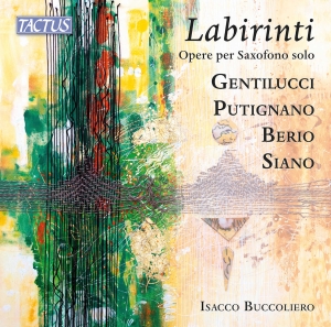 Isacco Buccoliero - Labyrinth For Solo Saxophone in the group CD / Upcoming releases / Classical at Bengans Skivbutik AB (5589328)