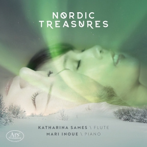 Katharina Sames Mari Inoue - Nordic Treasures - Works For Flute in the group CD / Upcoming releases / Classical at Bengans Skivbutik AB (5589352)