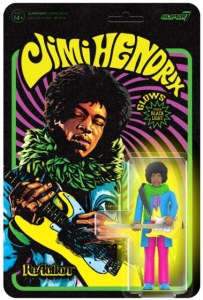 Jimi Hendrix - Jimi Hendrix Reaction Figures - Jimi Hendrix Blacklight (Are You Experienced) in the group MERCHANDISE / Merch / Pop-Rock at Bengans Skivbutik AB (5589747)