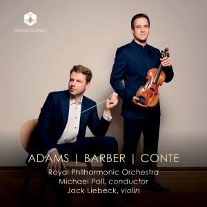 Royal Philharmonic Orchestra Jack - Adams, Barber & Conte in the group CD / Upcoming releases / Classical at Bengans Skivbutik AB (5589797)