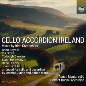 Adrian Mantu Dermot Dunne - Cello Accordion Ireland in the group CD / Upcoming releases / Classical at Bengans Skivbutik AB (5589800)