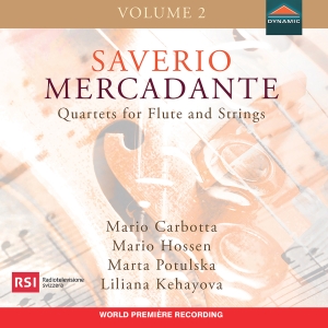 Saverio Mercadante - Quartets For Flute & Strings, Vol. in the group CD / Upcoming releases / Classical at Bengans Skivbutik AB (5589806)