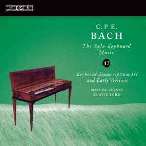 Bach Cpe - Solo Keyboard Music, Vol. 42 in the group CD / Upcoming releases / Classical at Bengans Skivbutik AB (5589824)