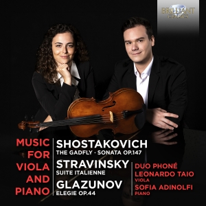 Duo Phone - Russian Music For Viola & Piano in the group CD / Upcoming releases / Classical at Bengans Skivbutik AB (5589850)