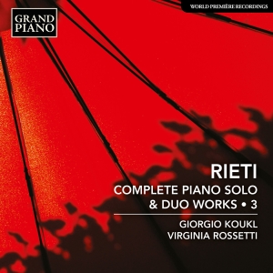 Vittorio Rieti - Complete Piano Solo & Duo Works, Vo in the group CD / Upcoming releases / Classical at Bengans Skivbutik AB (5589857)