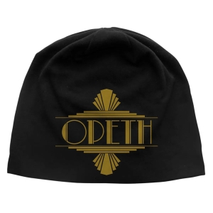 Opeth - Art Deco Logo Jd Print Beanie Hat in the group MERCHANDISE / Merch / Nyheter / Hårdrock at Bengans Skivbutik AB (5590302)