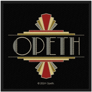 Opeth - Art Deco Logo Standard Patch in the group MERCHANDISE / Merch / Nyheter / Hårdrock at Bengans Skivbutik AB (5590308)