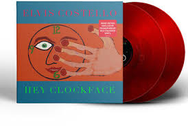 Elvis Costello - Hey Clockface (Transparent Red Vinyl) in the group VINYL / Pop-Rock at Bengans Skivbutik AB (5590414)