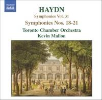 Haydn - Symphonies Nos. 18-21 in the group OUR PICKS / Christmas gift tip CD at Bengans Skivbutik AB (621302)