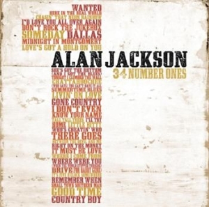 Jackson Alan - 34 Number Ones in the group CD / Country at Bengans Skivbutik AB (630758)