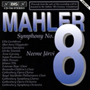 Mahler Gustav - Symphony 8 (Järvi) in the group OUR PICKS / Christmas gift tip CD at Bengans Skivbutik AB (651090)