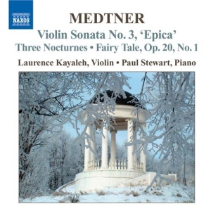 Medtner: Kayaleh / Stewart - Works For Violin And Piano in the group Externt_Lager /  at Bengans Skivbutik AB (652270)