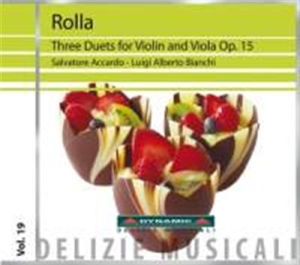 Rolla - Three Duets For Violin And Viola in the group OUR PICKS / Christmas gift tip CD at Bengans Skivbutik AB (659984)