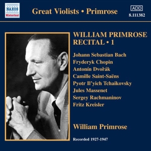 William Primrose - Recital in the group OUR PICKS / Christmas gift tip CD at Bengans Skivbutik AB (691641)