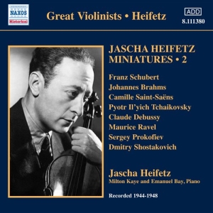 Jascha Heifetz - Miniatures Vol 2 in the group Externt_Lager /  at Bengans Skivbutik AB (691643)