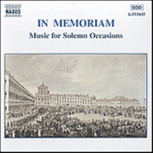 Various - In Memoriam in the group OUR PICKS / Christmas gift tip CD at Bengans Skivbutik AB (692273)