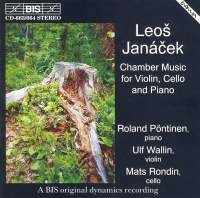 Ulf Wallin Roland Pöntinen Mats R - Janacek: Chamber Music For Violin,