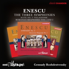 Bbc Philharmonic Orchestra Gennady - Enescu: The Three Symphonies (3 Cd)