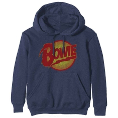 David Bowie - Unisex Pullover Hoodie: Vintage Diamond 