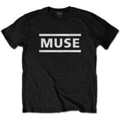 Muse -  Unisex Tee: White Logo