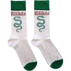 Nirvana - Serve The Ser.. Uni Wht Socks (Eu 40-45)