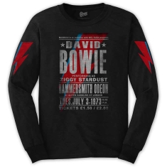 David Bowie - Hammersmith Odeon Uni Bl LongSleeve