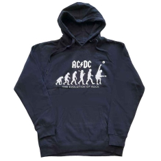 Ac/Dc - Evolution Of Rock Uni Navy Hoodie