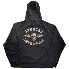 Avenged Sevenfold - Logo Uni Grey Hoodie