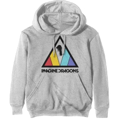 Imagine Dragons - Triangle Logo Uni Off Wht Hoodie