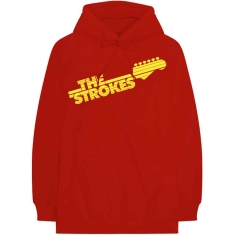 Strokes - Guitar Fret Logo Uni Red Hoodie 