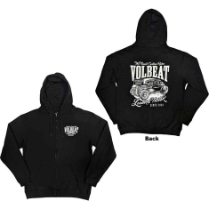 Volbeat - Louder And Faster Uni Bl Zip Hoodie 