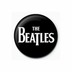The Beatles  - White Logo Pinbadge