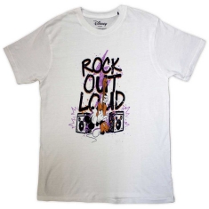Disney Mickey Mouse - Rock Out Loud Uni Wht T-Shirt