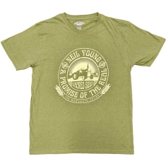 Neil Young - Tractor Seal Uni Green T-Shirt
