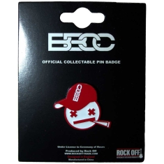 Bbcc - Red Emoji Pin Badge