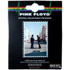 Pink Floyd - Wish You Were Here Stamp Pin Badge