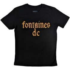 Fontaines D.C. - Gothic Logo Uni Bl T-Shirt