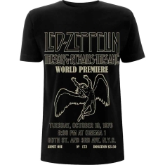 Led Zeppelin - Tsrts World Premiere Uni Bl T-Shirt