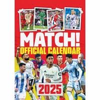 Match! Football (Magazine)  - 2025 A3 Calendar 