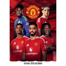 Manchester United Fc - 2025 A3 Calendar 