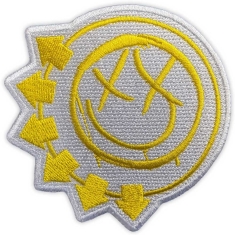 Blink 182 - Yellow Six-Arrow Smile Woven Patch