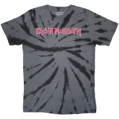 Iron Maiden - Logo Uni Char Dip-Dye T-Shirt