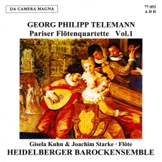 Telemann G P - Flute Quartets, Vol. 1